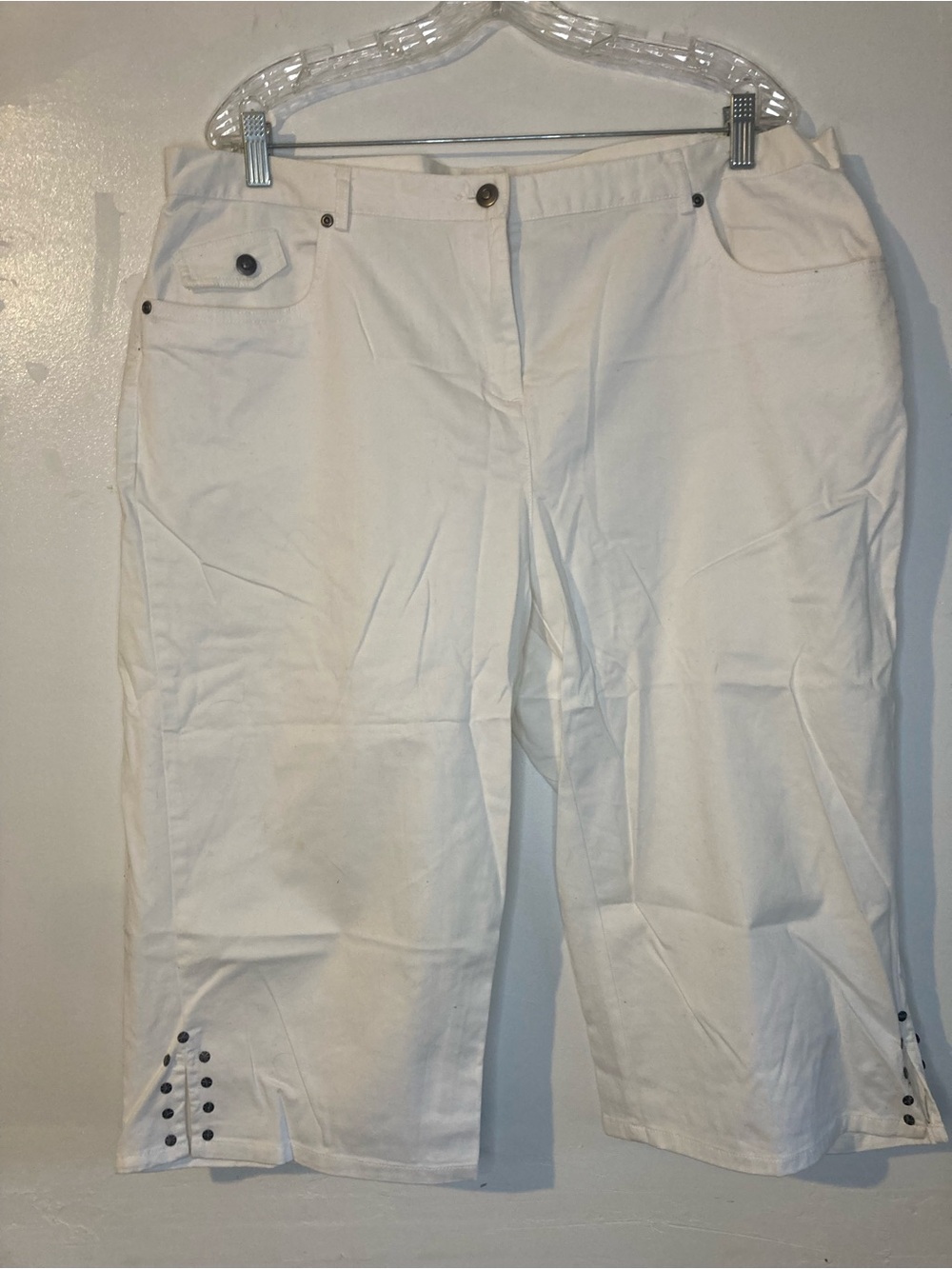 Ruby Rd. White Women's Pants with Branded Label - Picture 2 of 10
